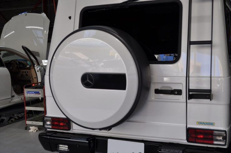 メルセデスベンツ W463 G550 Gクラス ゲレンデ 背面タイヤブラケット