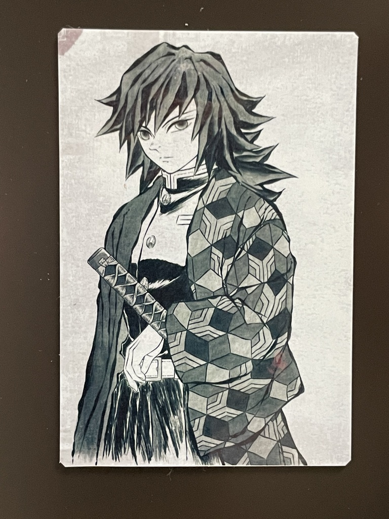 水柱冨岡義勇（マグネット＆ステッカーセット）＊鬼滅の刃イラスト