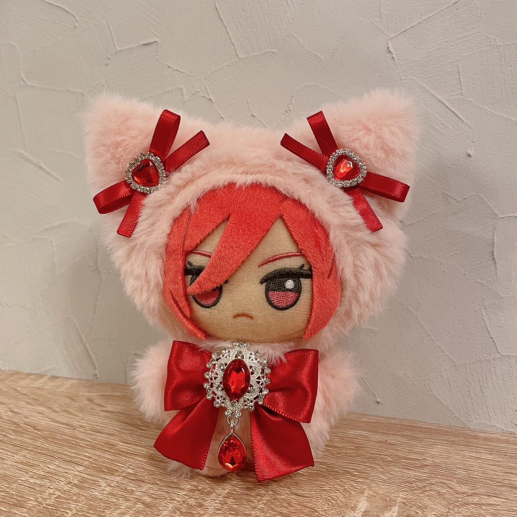みうめぅ様ぬい服ふわふわ猫耳うさ耳お座り着ぐるみにじぱぺ ちび