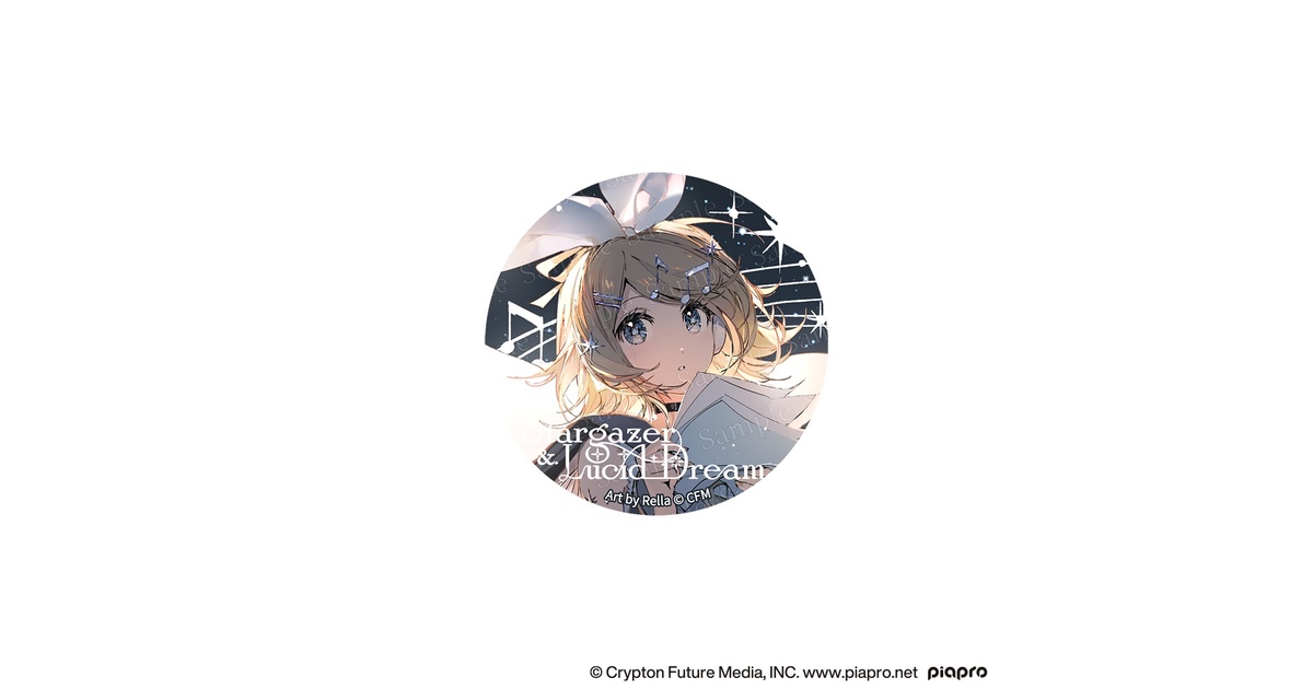 Rella 個展 ホロ加工缶バッジG 20個初音ミク