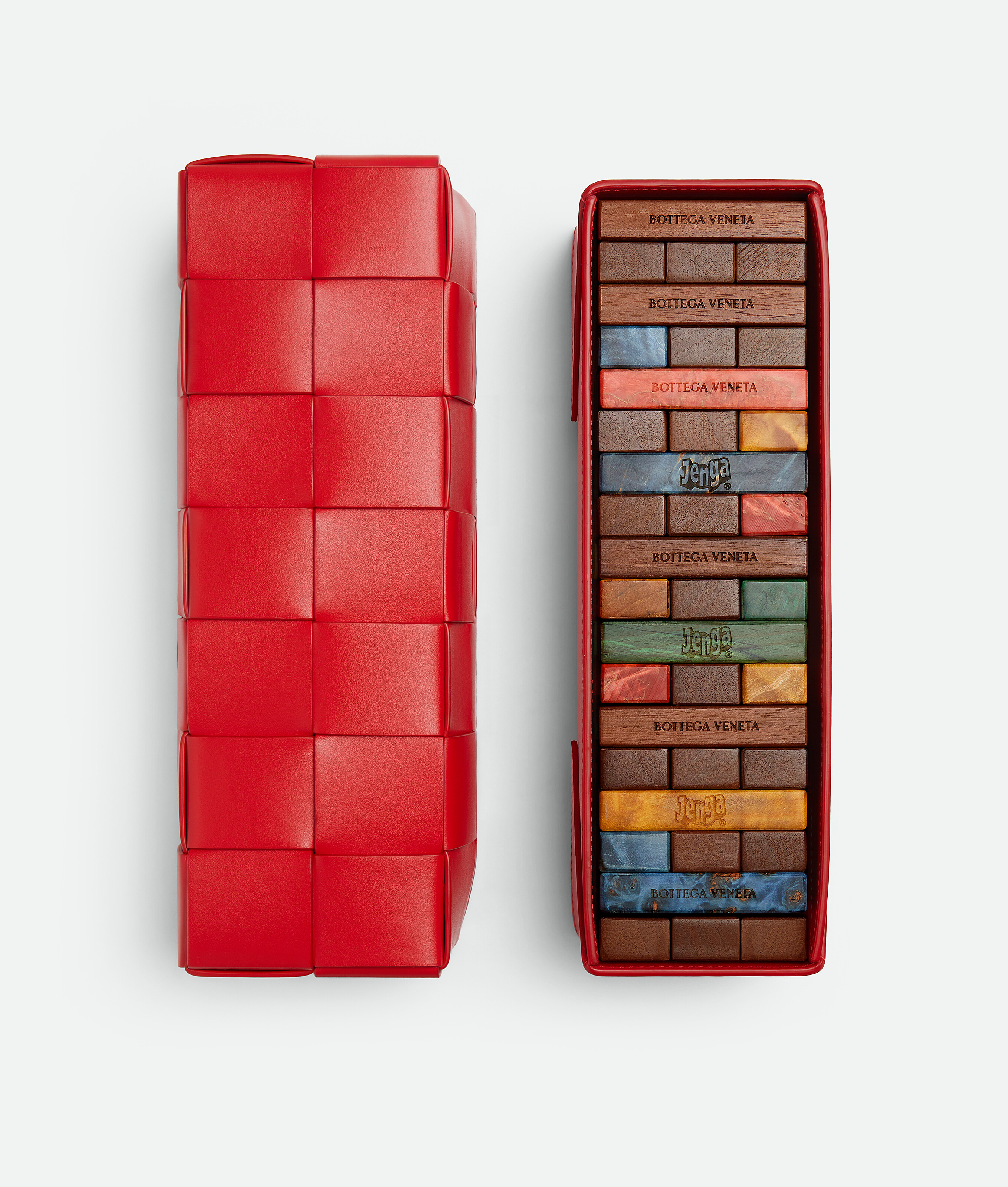 Jenga Set in Dark red | Bottega Veneta US