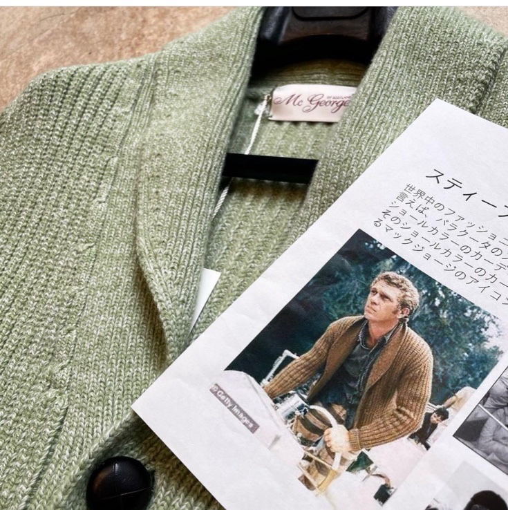 CUSTOM ORDER EVENT 9/23-26💥 マックジョージはやはりショールカラー