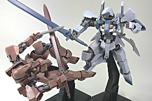 HG グレイズ(地上戦仕様) ツインセットのガンプラレビュー紹介