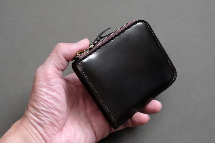 数量限定】L字ファスナー財布 Cramホーウィンシェルコードバン