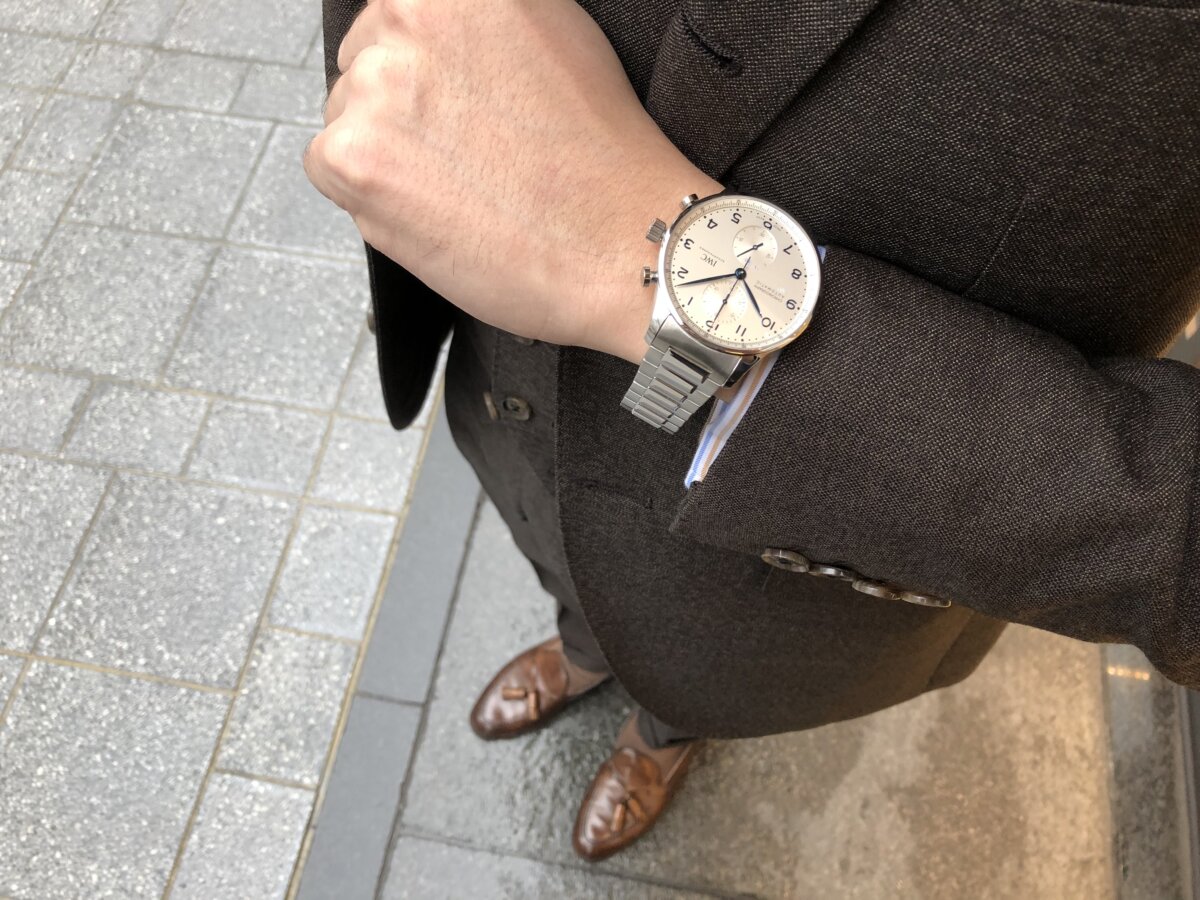 IWC】ポルトギーゼ・クロノグラフ IW371617のブレスレットがもたらす