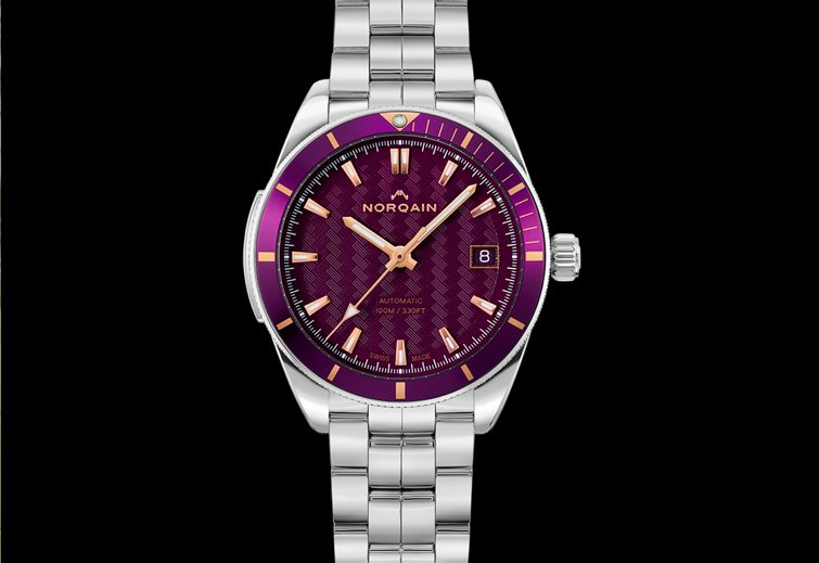 ノルケイン 2022年 新作「Adventure Sport 37mm Purple Dial