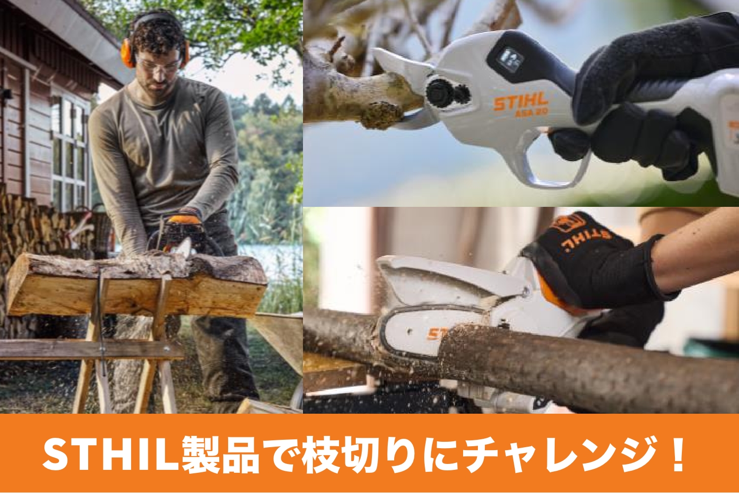 STIHL製品で枝切りにチャレンジ！」イベント 8月2日(土