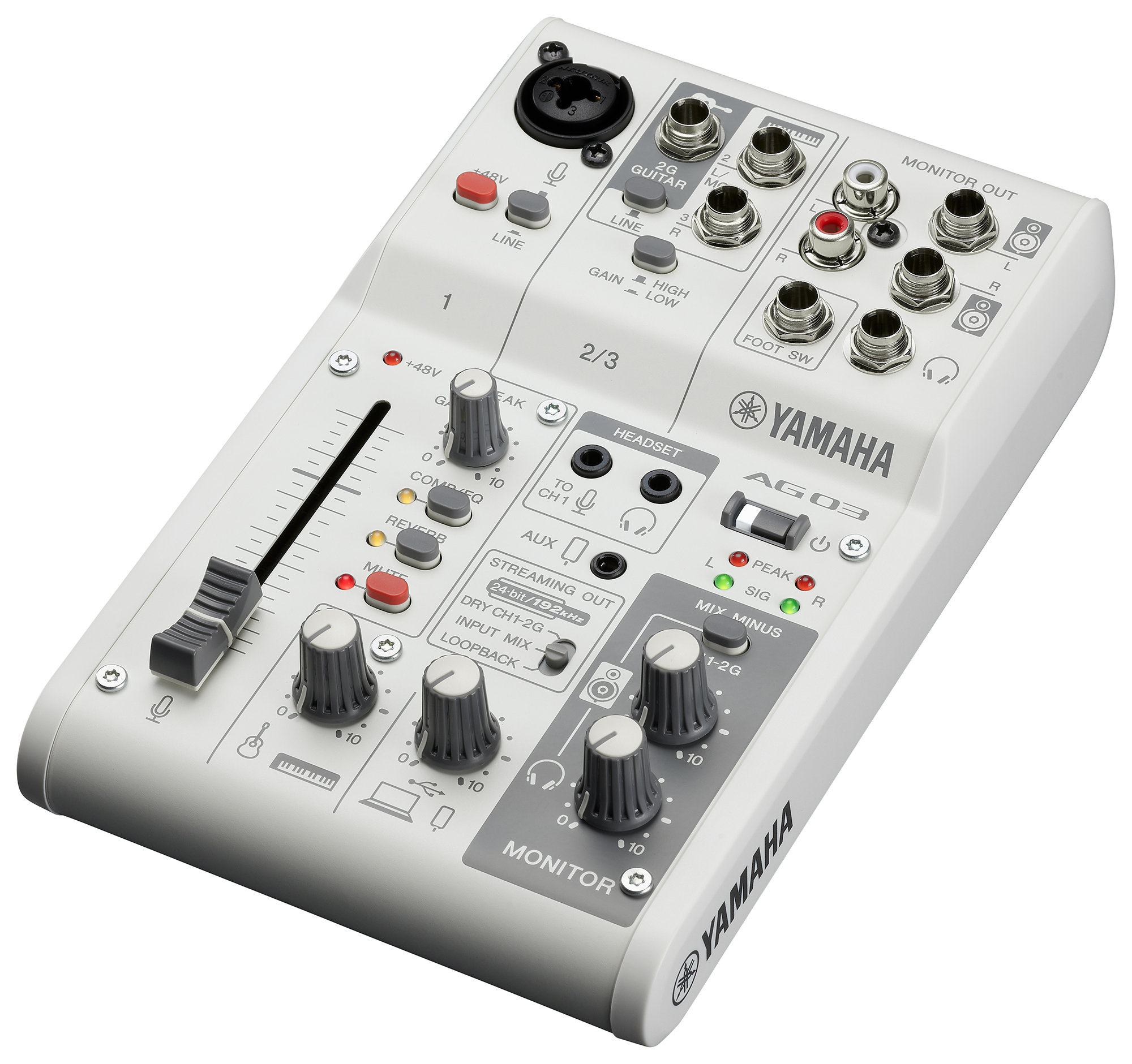 AG03MK2 配信向けオーディオインターフェースの定番機がアップグレード
