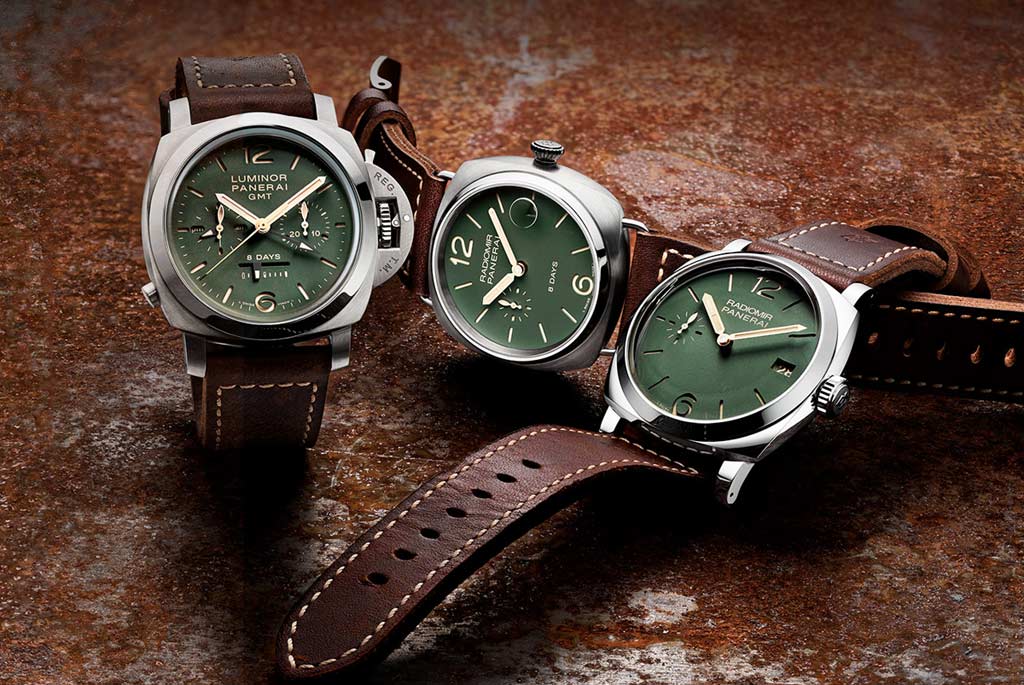Officine Panerai - Green Dial Collection | Time and Watches | The