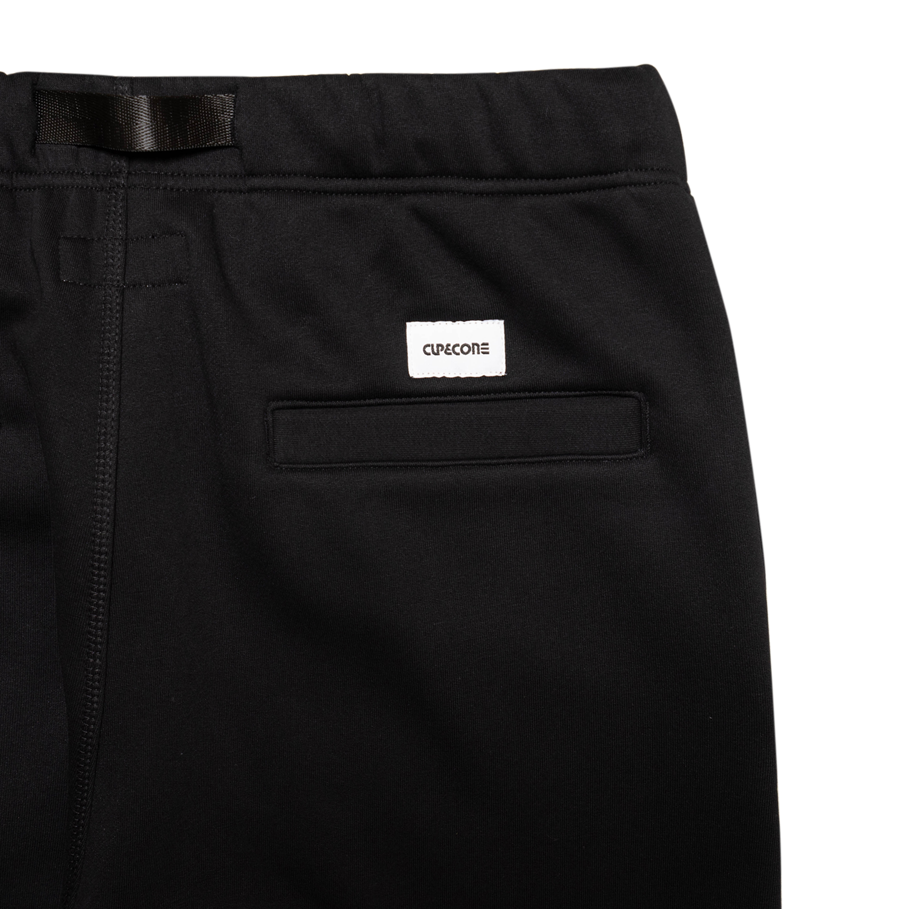 CUP AND CONE: Bonded Fleece Desk Work Pants - Black