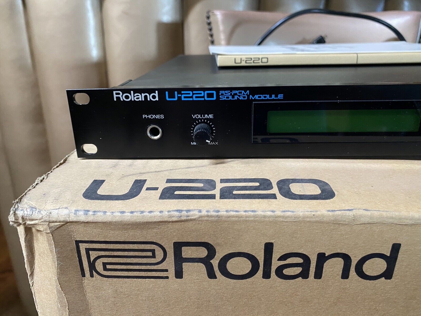 MATRIXSYNTH: Roland U-220 RS-PCM Midi Sound Module Rack