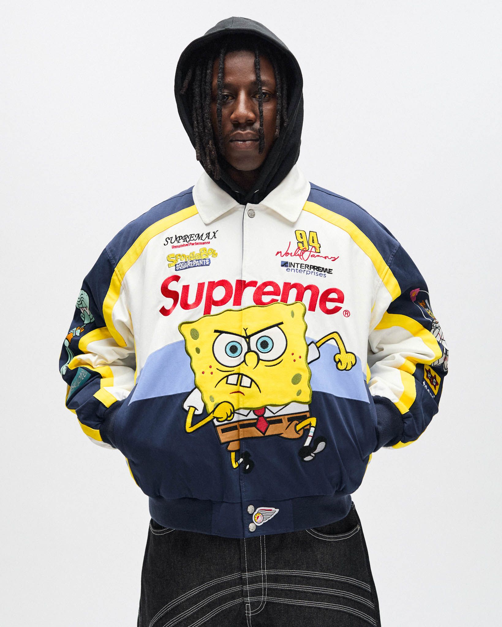 NickALive!: Supreme Unveils SpongeBob SquarePants Cyclewear Collection