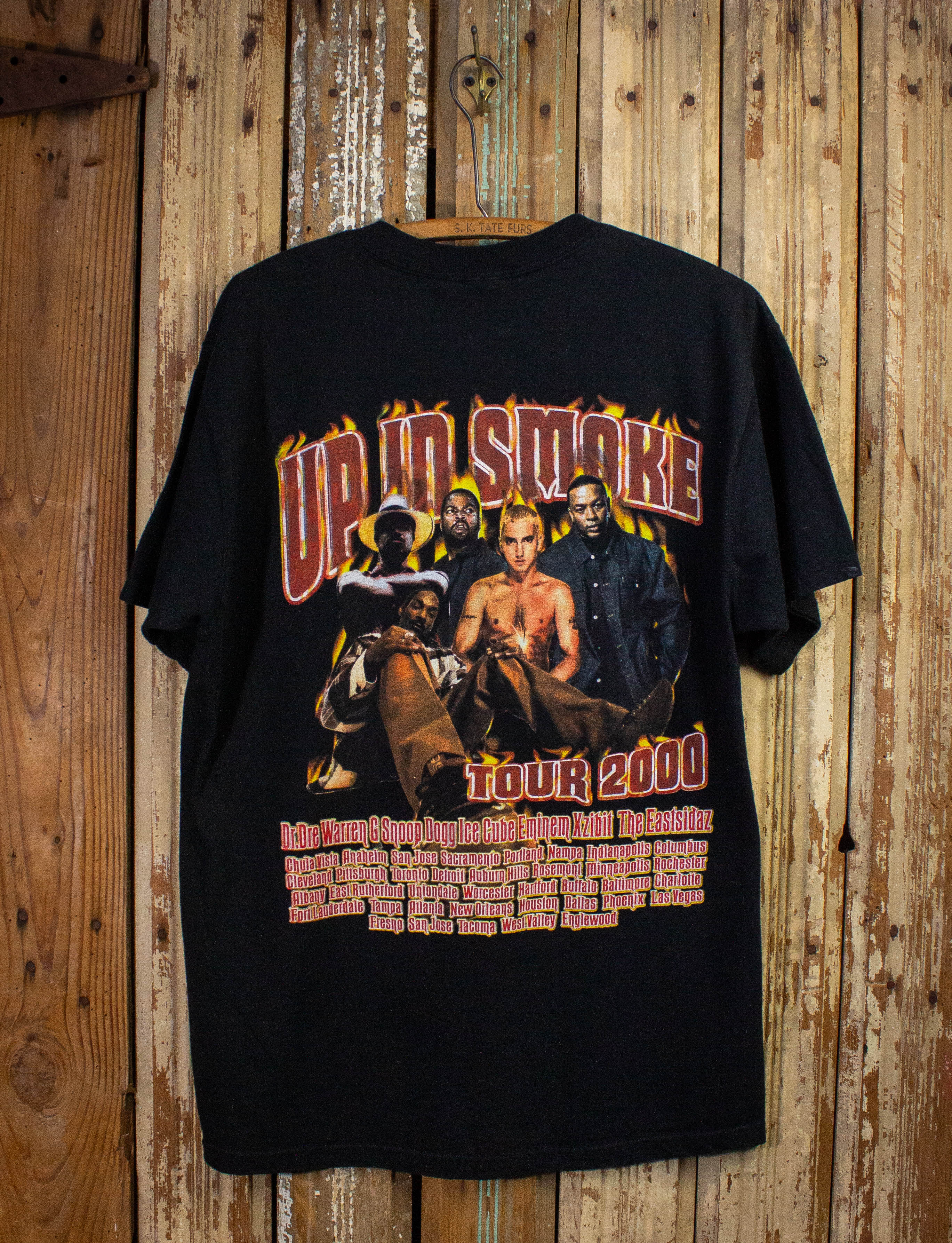 Vintage 2000 Up In Smoke Tour Rap Tee Black Large – Black Shag Vintage