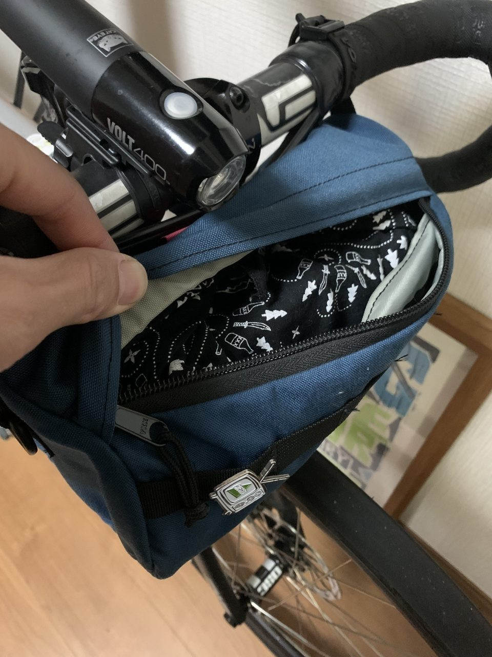 SWIFT INDUSTRIES* bandito bicycle bag (ecopak/coyote) - BLUE LUG