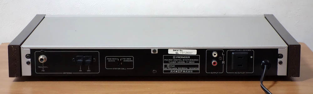 PIONEER F-120D 修理調整記録4: BLUESS Laboratory