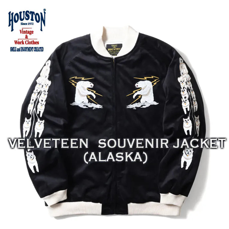 HOUSTON JAPAN - VELVETEEN SOUVENIR JACKET (ALASKA) – Blue Works