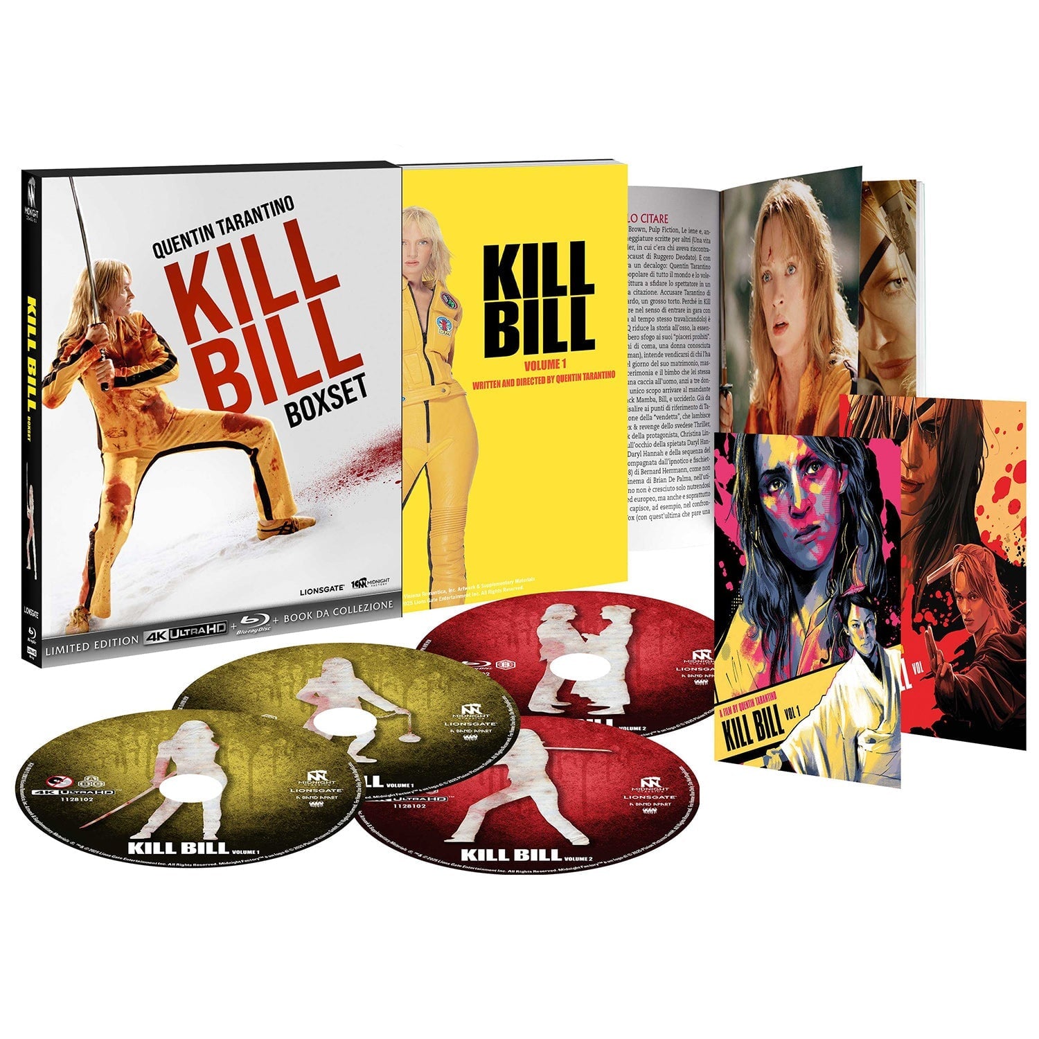 Kill Bill: Volumes 1 & 2 (2003-2004) (4K UHD + Blu-ray) BoxSet