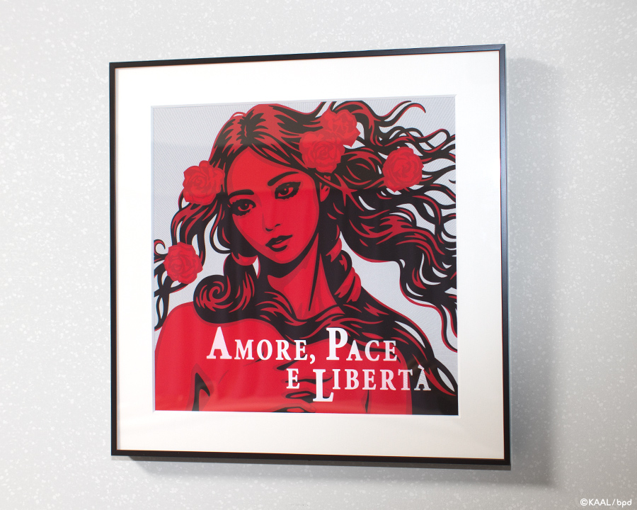 KAAL『Amore, Pace e Libertà』ジクレー版画・12インチレコード