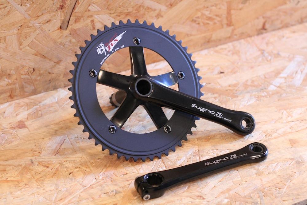 sugino75 Direct Drive クランクセット ブラック sugino75 Direct