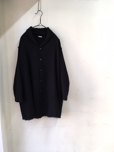 kaval / front button stole shirt 