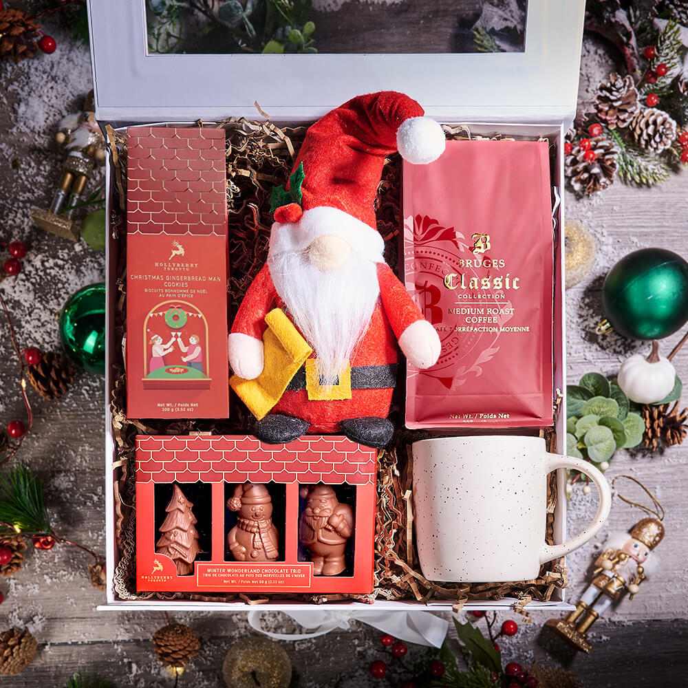 Santa & Coffee Gift Box – Christmas gift baskets – Canada delivery