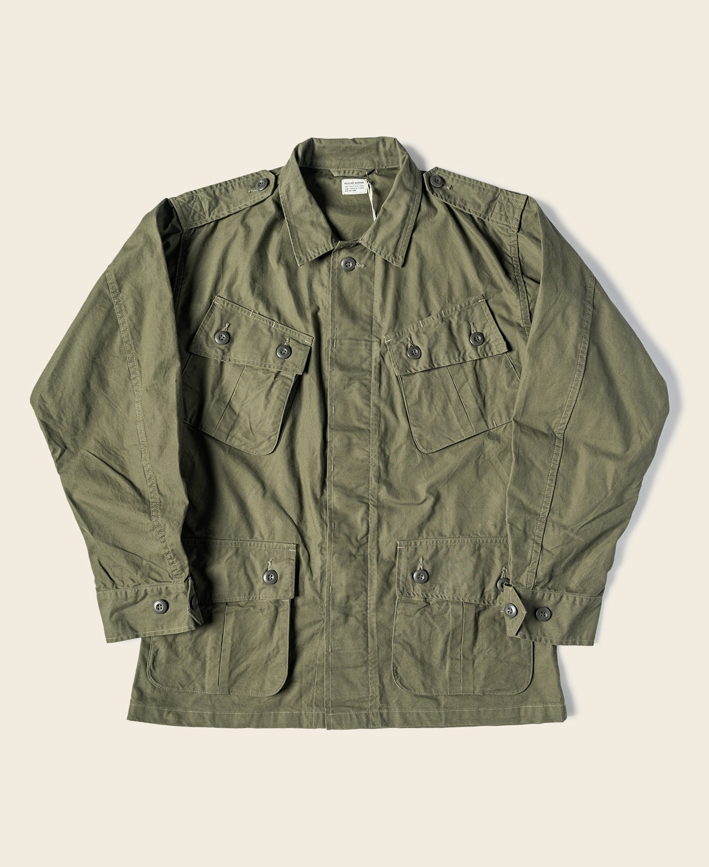 1963 1st Model Tropical Jungle Fatigue Jacket - Olive | Bronson