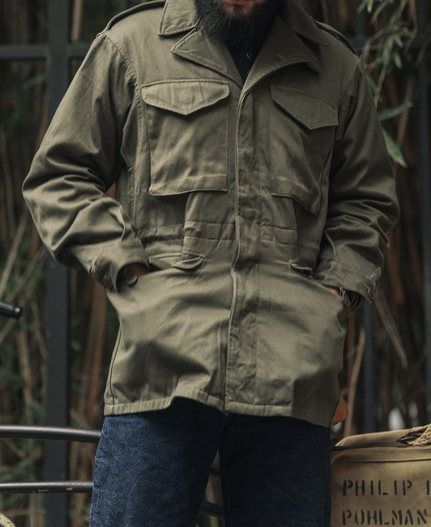 WWII US Army M-1943 Field Jacket | M-43 OD7 Jacket | Bronson