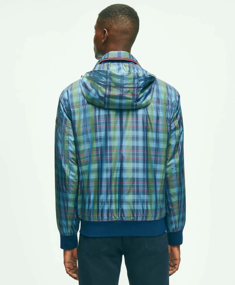 Madras Print Bomber Jacket