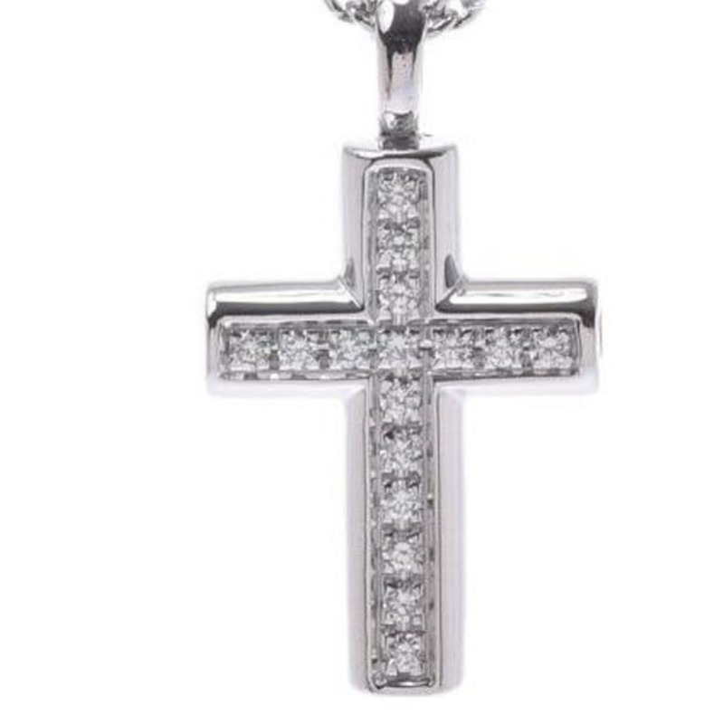 ブルガリ ラテンクロス ネックレス K18WG ｜ブランド買取なら