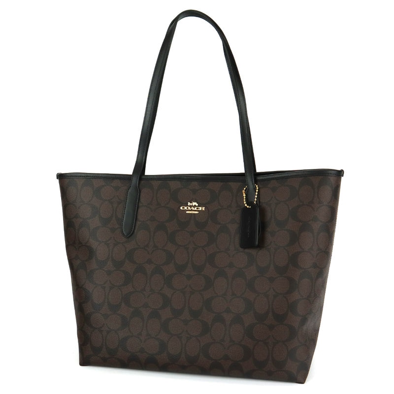 Brandol / COACH コーチ トートバッグ シグネチャー ジップトップ