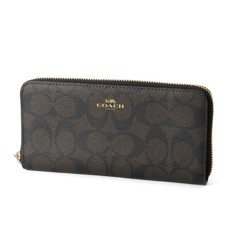 Brandol / COACH コーチ ラウンドファスナー長財布 シグネチャー