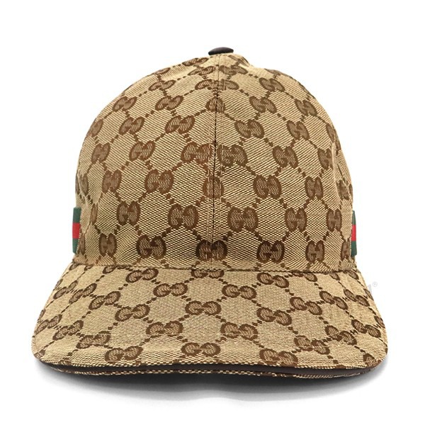 Brandol / GUCCI グッチ 帽子 オリジナルGGキャンバス ベースボール