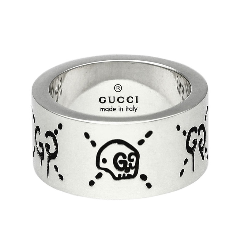 Brandol / GUCCI グッチ 指輪 グッチゴースト シルバーリング 7号