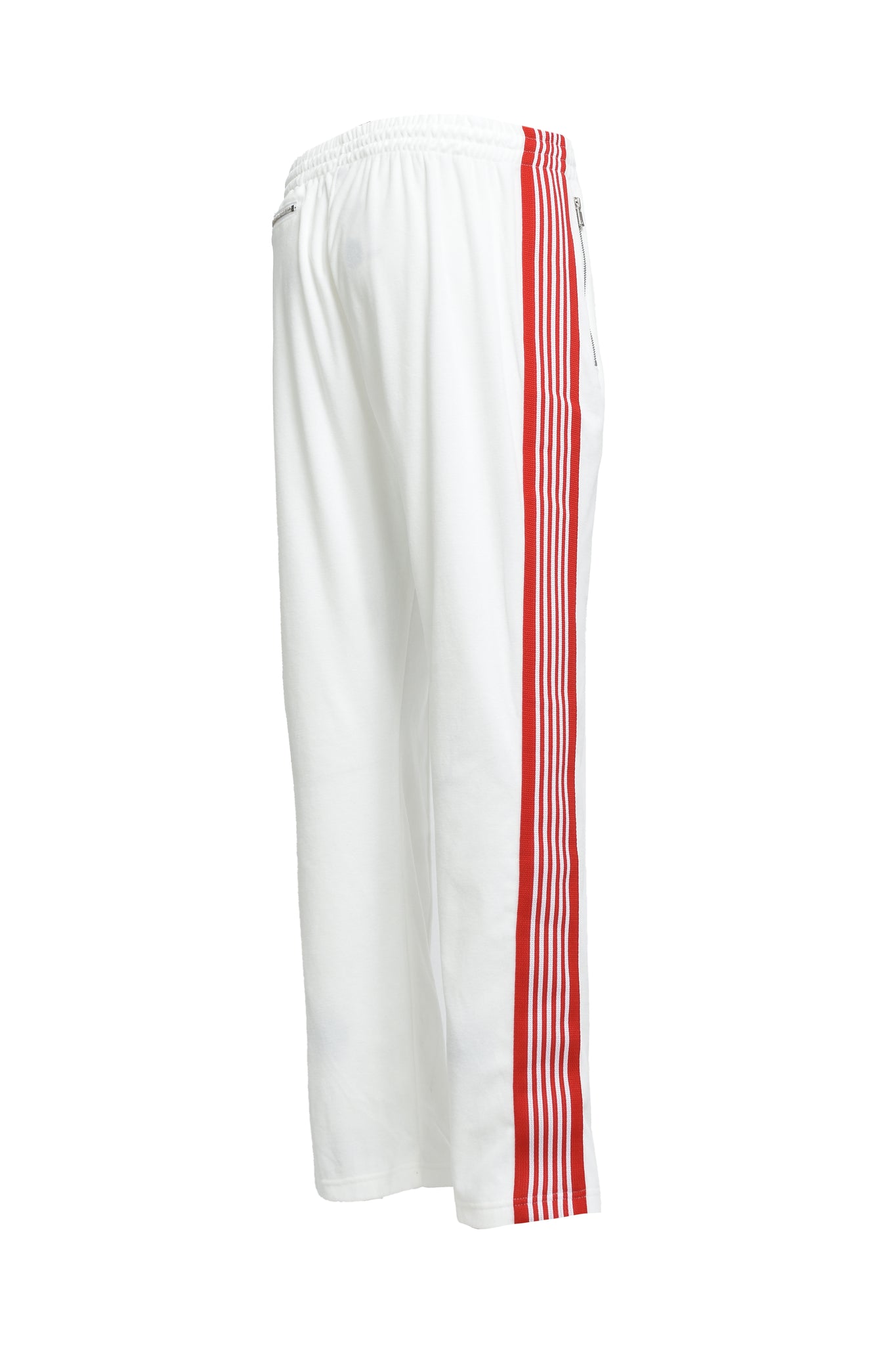 Needles NARROW TRACK PANT - C/PE VELOUR / WHITE – BREATH - サイズ