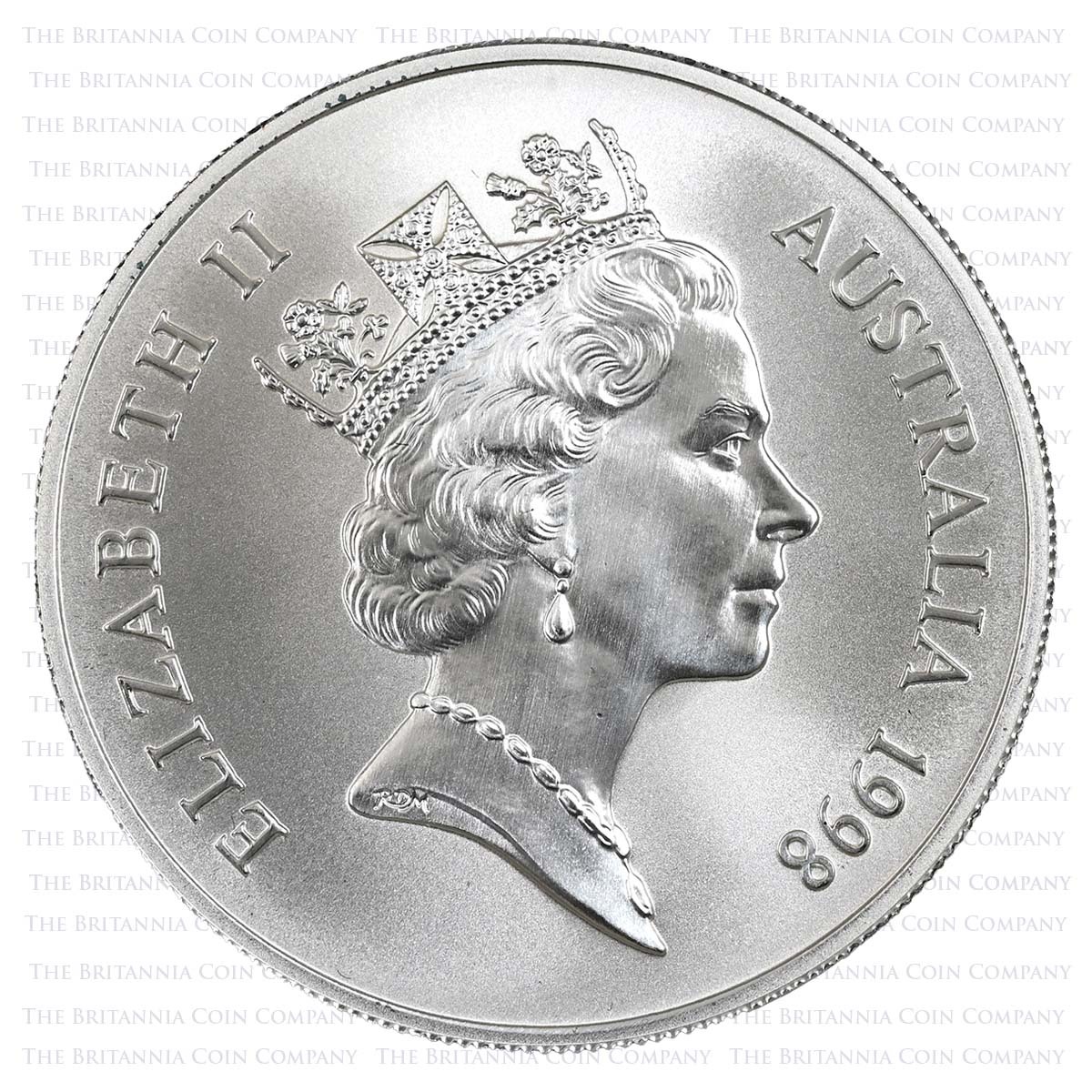 1998 Silver Kangaroo 1oz Australian Bullion Coin