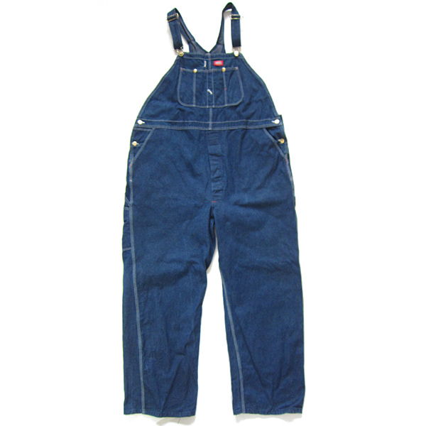 80's/USA製/Dickies/ディッキーズ/デニム/オーバーオール/濃紺【50×32