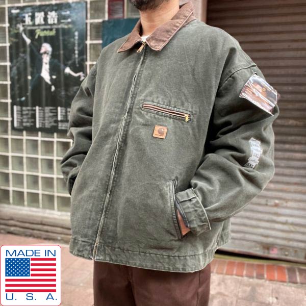 カーハート デトロイトジャケット | 5XL モス | 00s USA製 - 札幌
