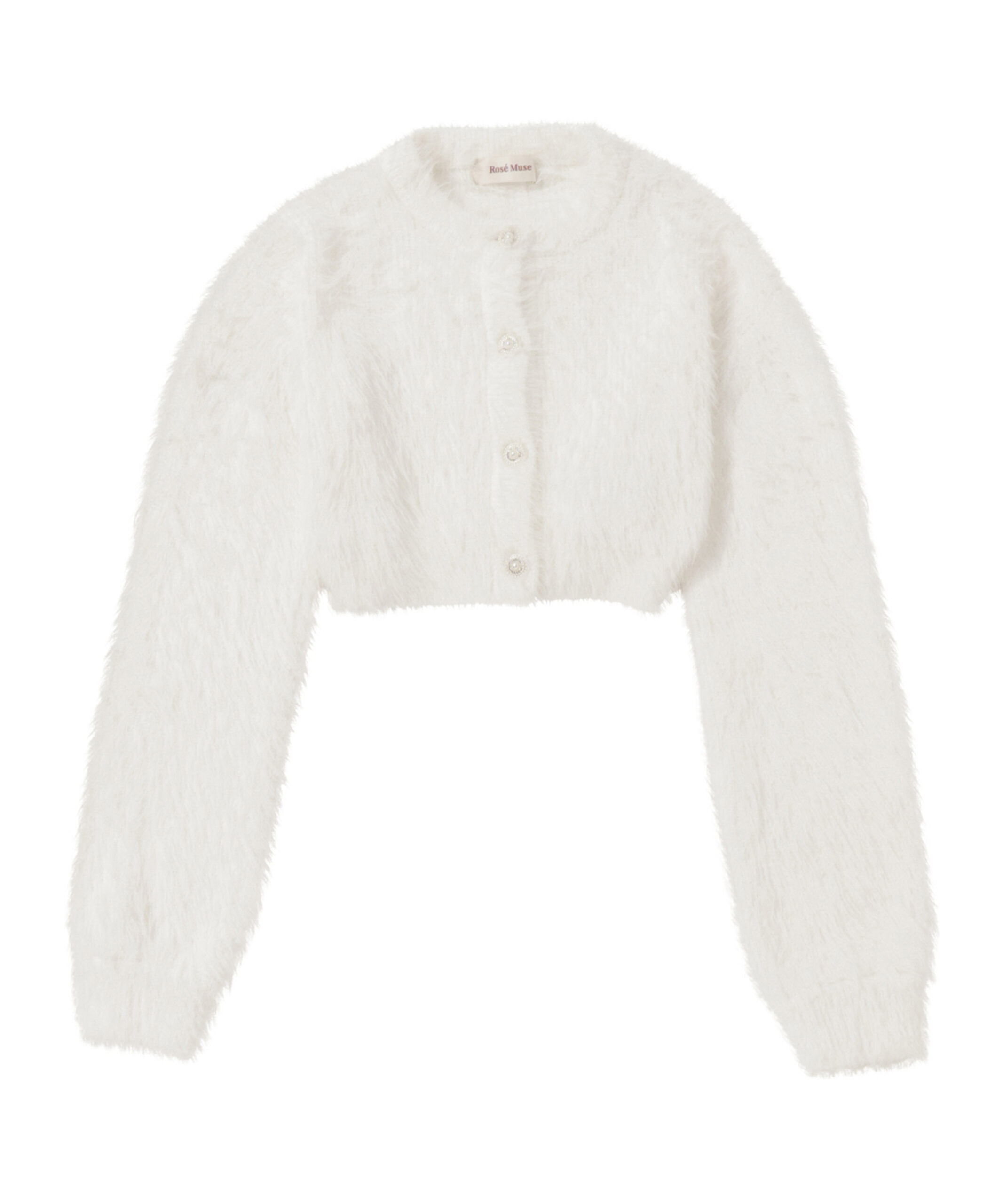 shaggy knit short cardigan – BUNNY APARTMENT