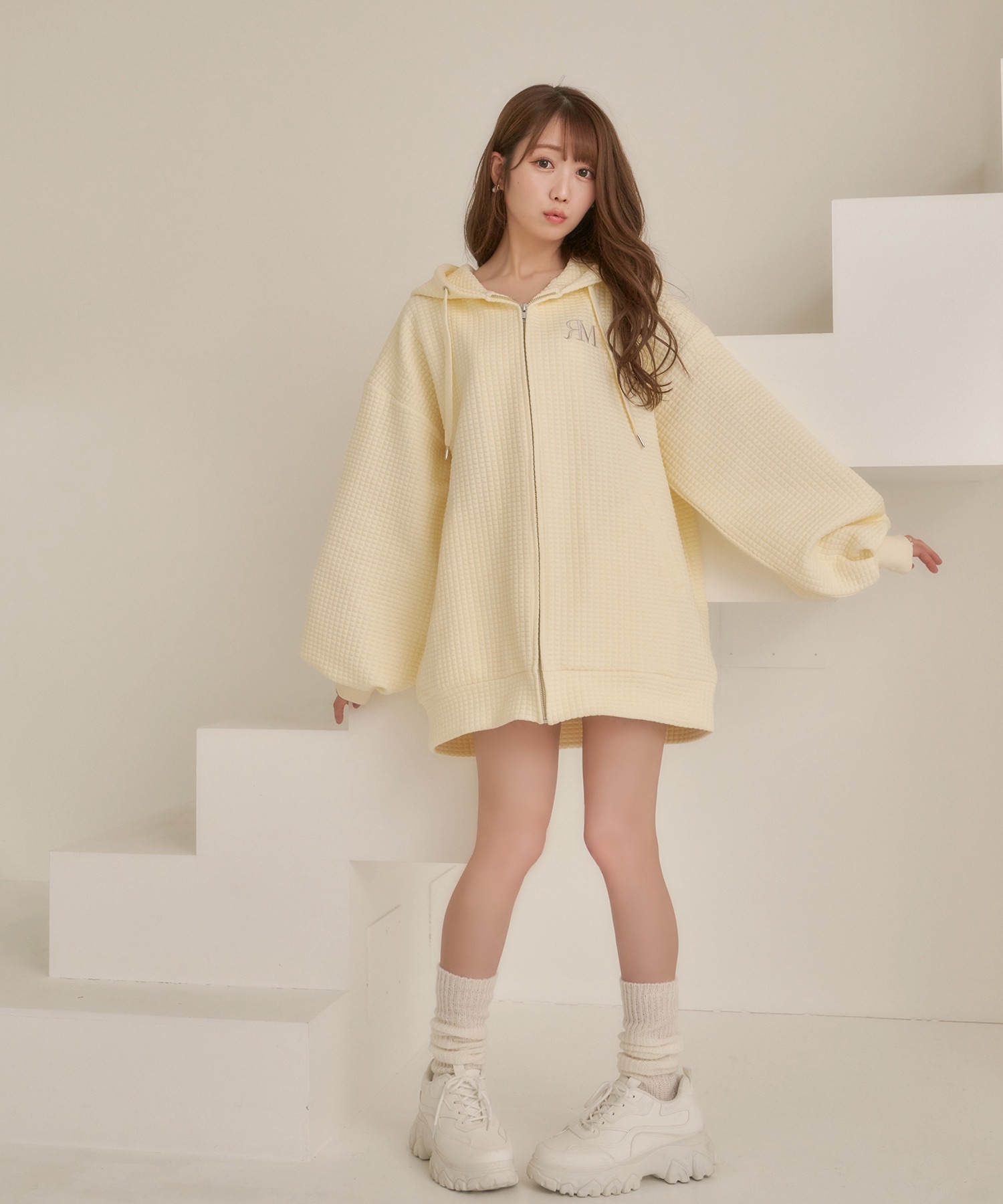 quilting zip hoodie – BUNNY APARTMENT