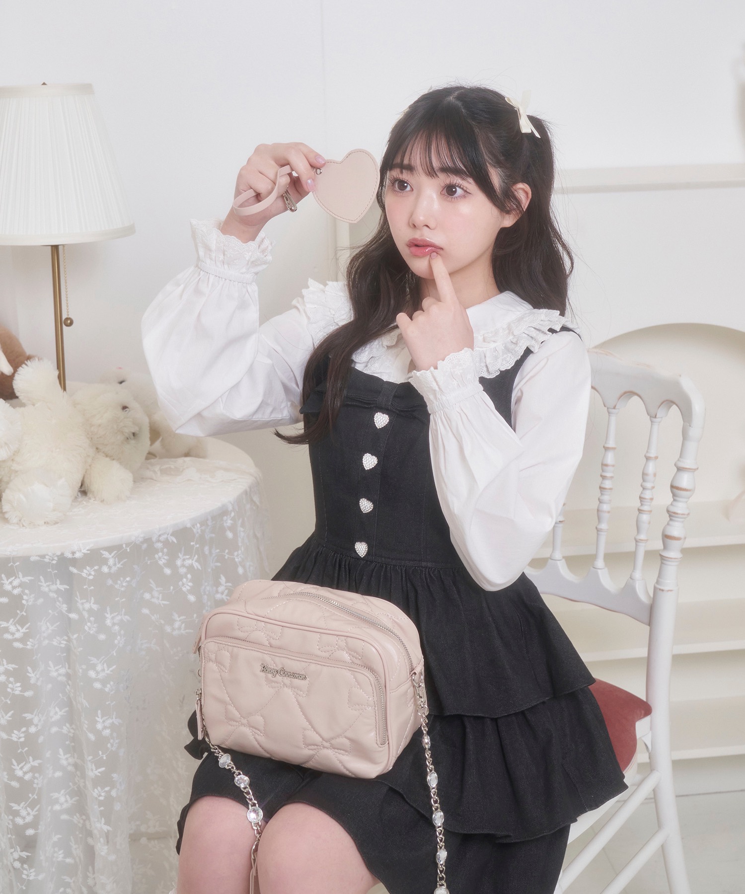 CHANEL キルティングバッグ(ノベルティグッズ)箱、保存袋、リボン付き
