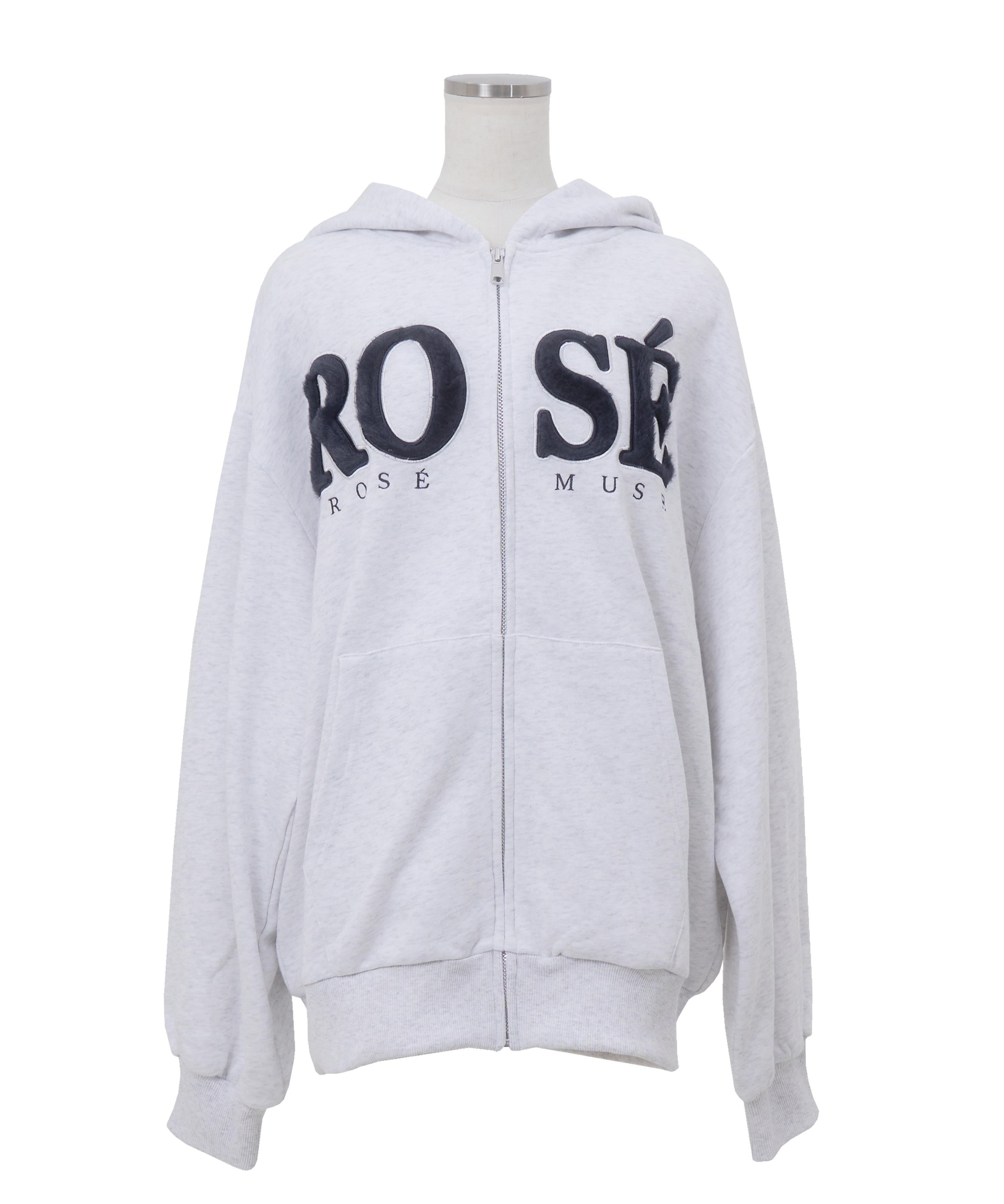 Fur logo zip hoodie – BUNNY APARTMENT