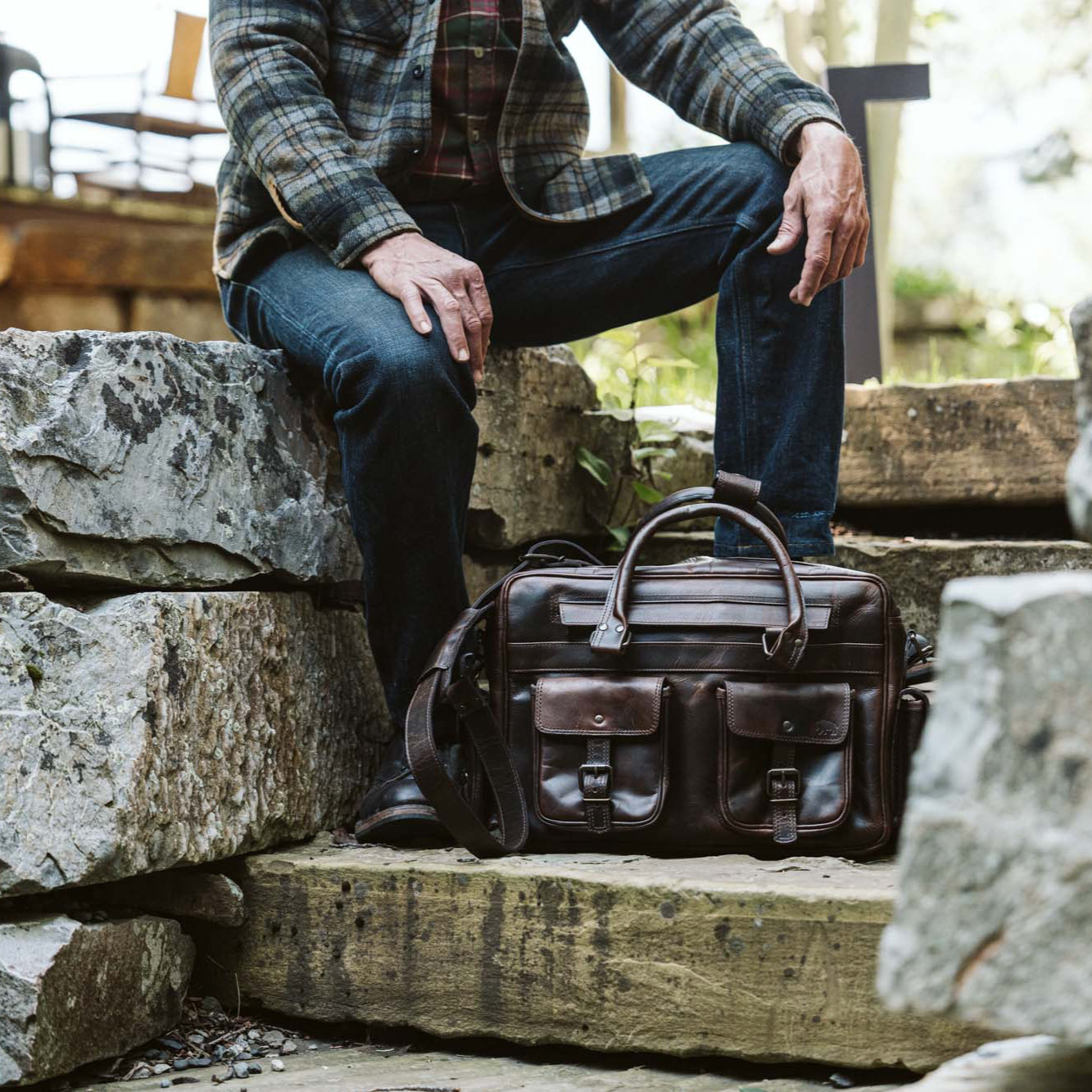 Leather Pilot Bag | Roosevelt Collection | Buffalo Jackson