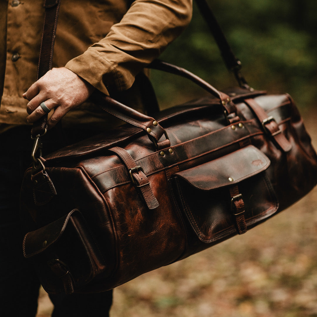 Leather Duffle Bag | Roosevelt Collection | Buffalo Jackson