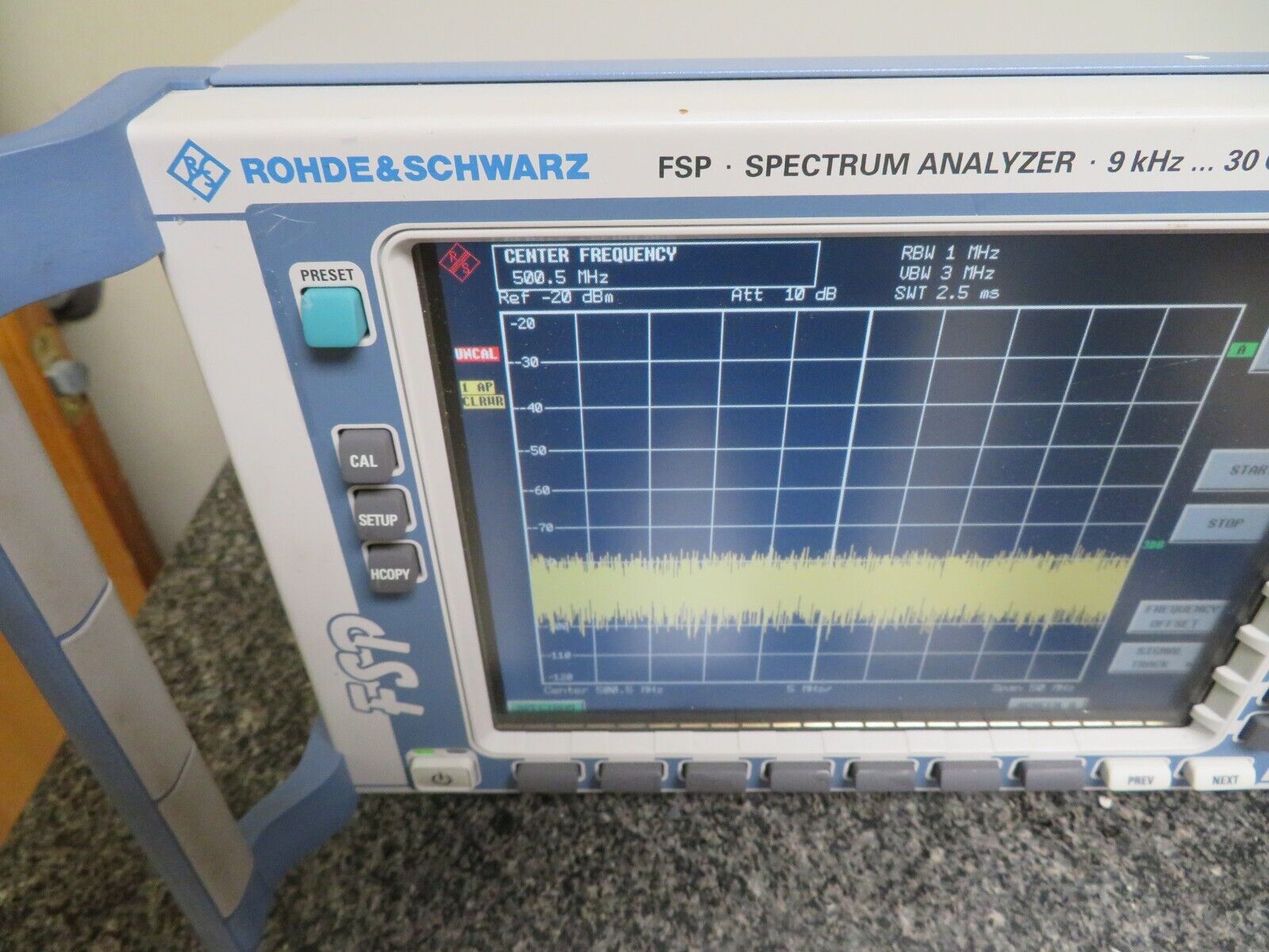 Rohde & Schwarz FSP30 9 kHz to 30 GHz Spectrum Analyzer PO74