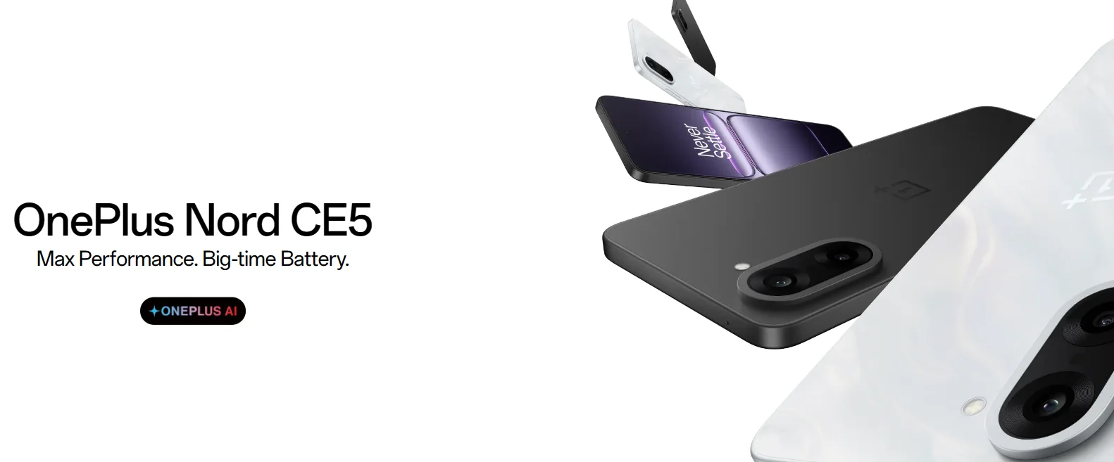7100mAh大容量バッテリー搭載でも199g! 「OnePlus Nord CE5」発売