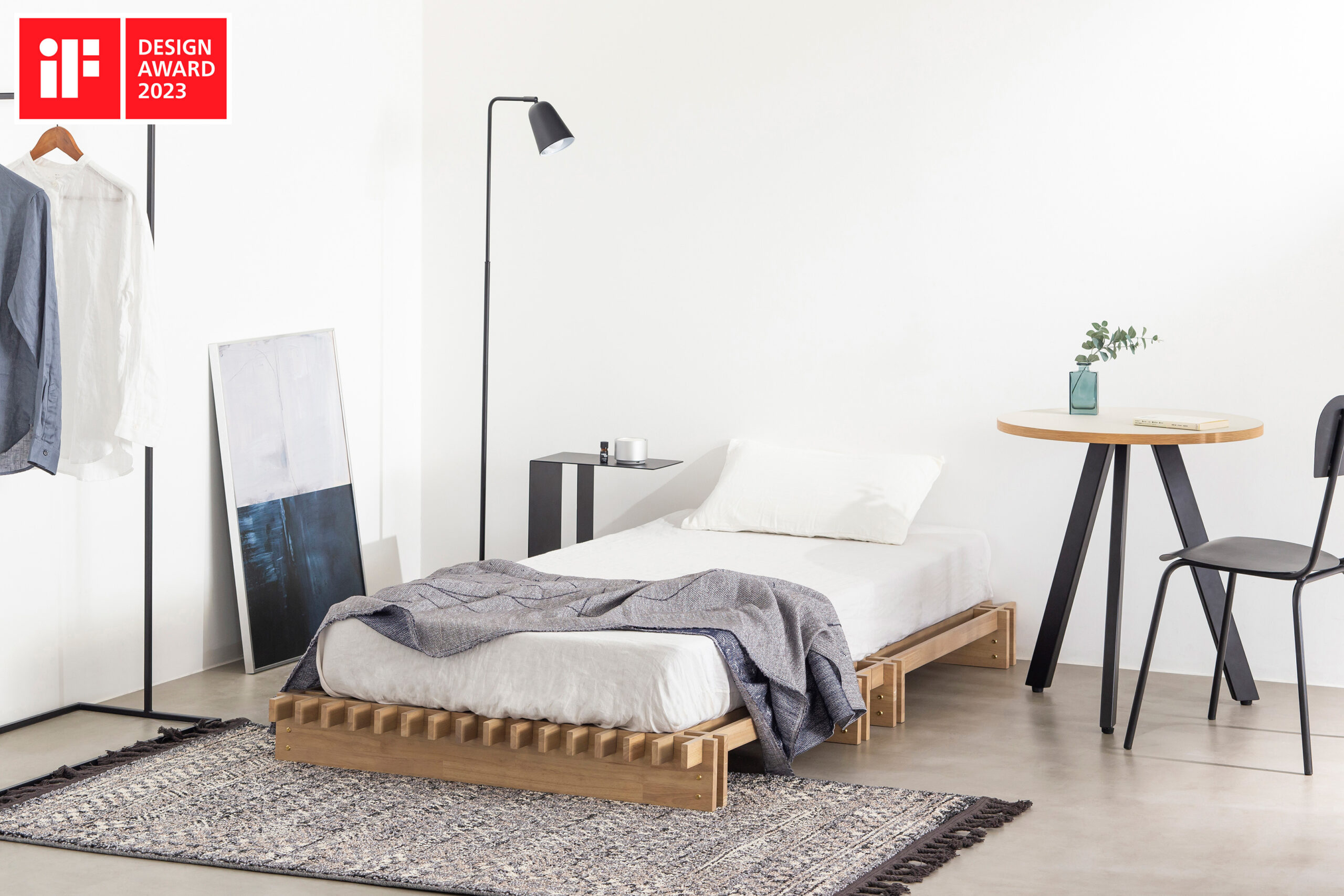 KANADEMONO取扱の「KOTA SUNOKO BED」が世界三大デザイン賞の「if