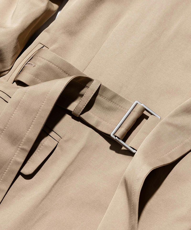 60%OFF【glamb(グラム)】 Belted Trench Coat ベルトトレンチコート