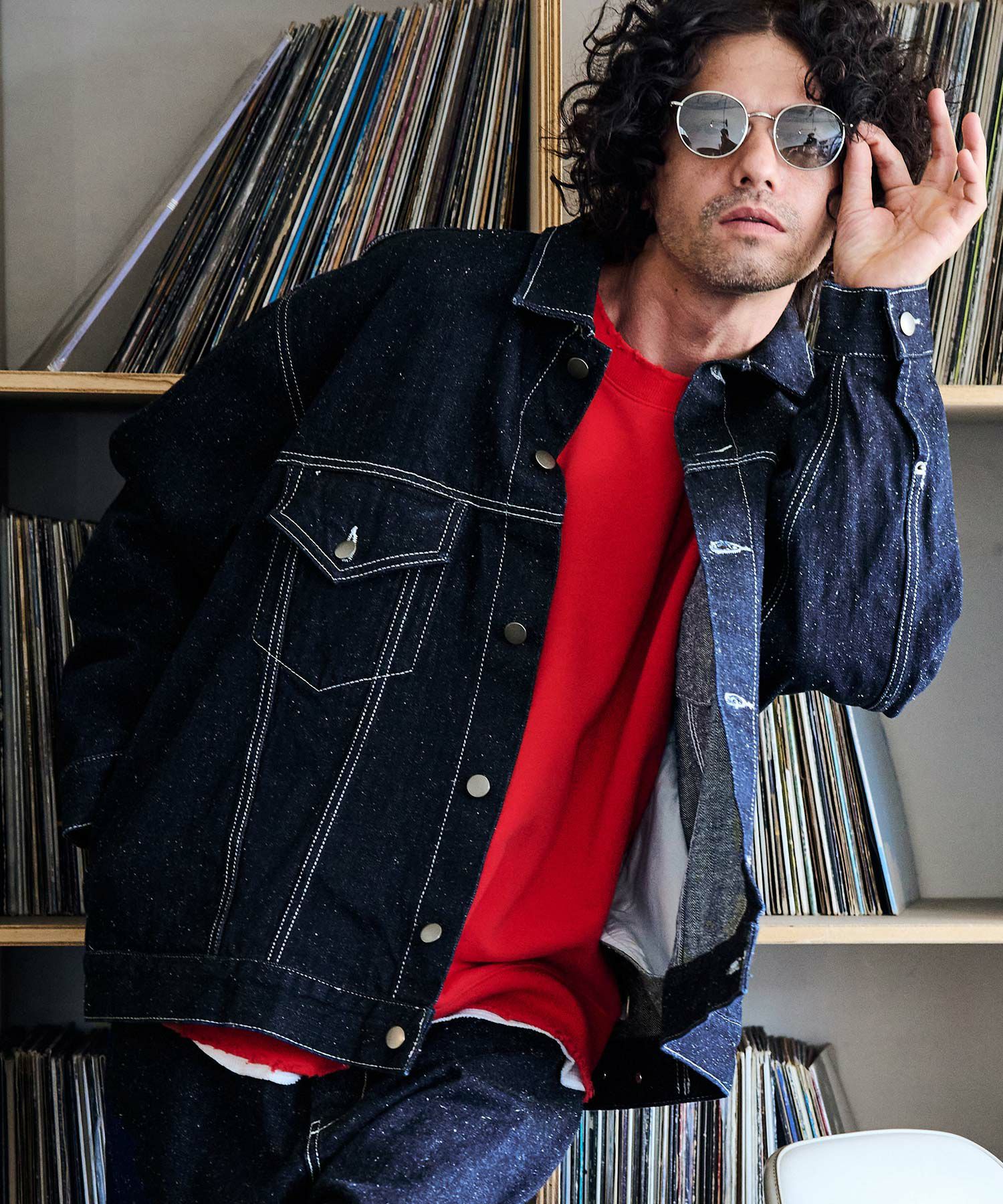 ADAM PATEK(アダムパテック)】thick selvedge nep denim jacket デニム