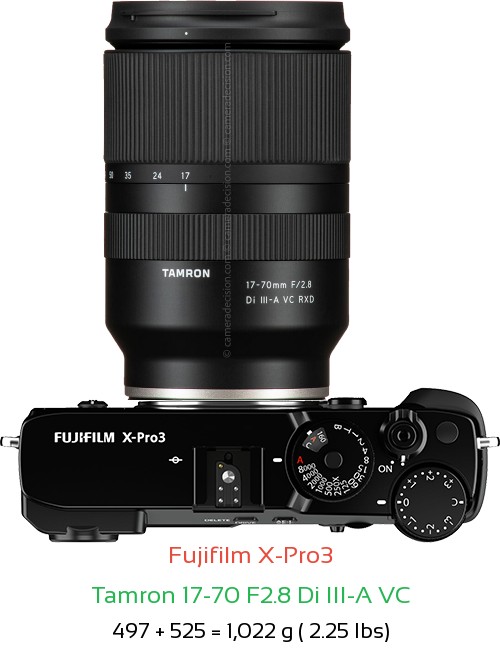 Fujifilm X-Pro3 Camera and Tamron 17-70 F2.8 Di III-A VC Lens