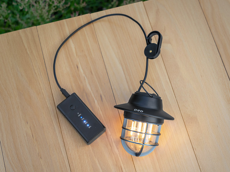 DODから連結できる吊り下げ式LEDランタン「ミスタードングリ」登場
